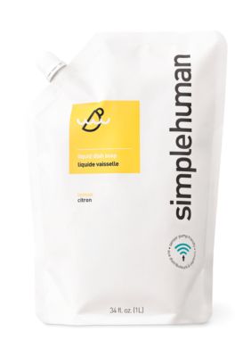 Simplehuman Liquid Dish Soap Refill Pouch Lemon 34-fl. oz.