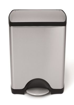 Simplehuman 30 Liter Rectangular Step Trash Can - Brushed Stainless