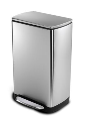 Simplehuman 38 Liter Rectangular Step Trash Can - Brushed Stainless