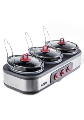 Bella Triple Slow Cooker 1.5 Quart 13557