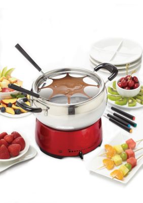 Bella Red Fondue Pot 13696