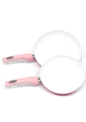 Bialetti Aeternum 2pc Pink Saute Pan Set 