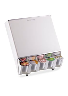 MindReader K-Cup Free Fall 30 Capacity Dispenser - White 