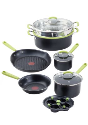 T-fal 10pc Balanced Life Cookware Set