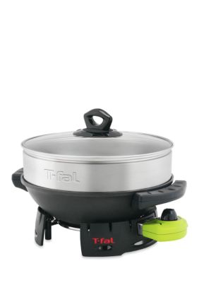 T-fal Balanced Living Wok with Steamer WO400852