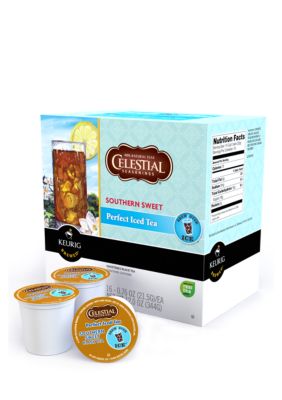 Keurig Celestial Seasonings Perfect Iced Tea Southern Sweet K-Cup 16 Count