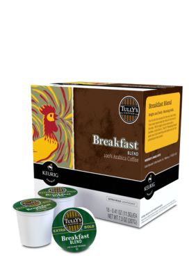 Keurig Tully's Breakfast Blend Extra Bold K-Cup 18 Count