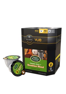 Keurig Green Mountain Breakfast Blend Travel Mug Vue Pack 12 Count