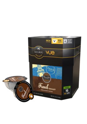 Keurig Tully's French Roast Vue Pack 16 Count