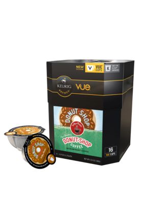 Keurig Coffee People Donut Shop Vue Pack 16 Count
