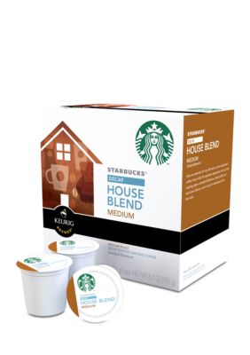 Keurig Starbucks House Blend Decaf K-Cup 16 Count