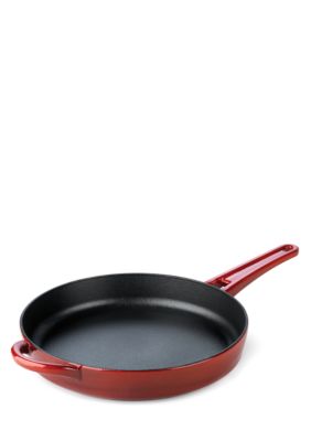 Calphalon Simply Enamel Cast Iron Red 10-in. Skillet