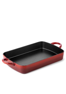 Calphalon Simply Enamel Cast Iron Red 9-in. x 13-in. Baker - Online Only