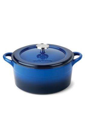 Calphalon Simply Enamel Cast Iron Blue 5-qt. Dutch Oven - Online Only