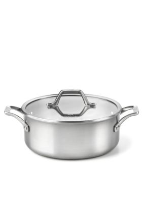 Calphalon AccuCore Stainless Steel 5 qt. Dutch Oven & Cover