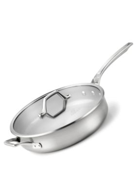 Calphalon AccuCore Stainless Steel 5 qt. Saut Pan & Cover