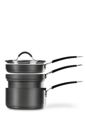 Tabletops Unlimited 4-piece Stax Living Non-Stick Hard Anodized Sauce Pan Set - Onine Only