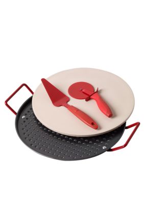 Tabletops Unlimited Vita Italiana 4pc Pizza Set - Online Only