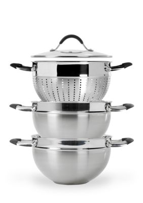 Tabletops Unlimited 4-piece 5-qt. Stainless Steel Multi-Funtional Cooker - Online Only
