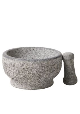 Tabletops Unlimited Casa Maria Natural Stone Mortar and Pestle Set - Online Only
