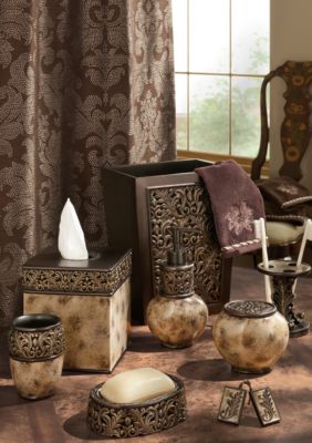 Croscill Argosy Mocha Bath Accessories Collection