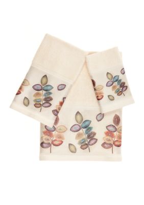 Croscill Mosaic Leaves Towel Collection
