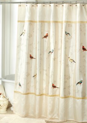Gilded Birds Shower Curtain 72-in. x 72-in.