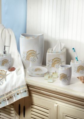Avanti By The Sea Collection Bath Accessories, Shower Curtain, and Rug