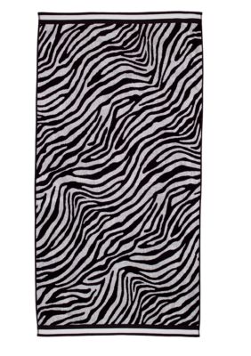 Home Accents Jacquard Zebra Dot Beach Towel