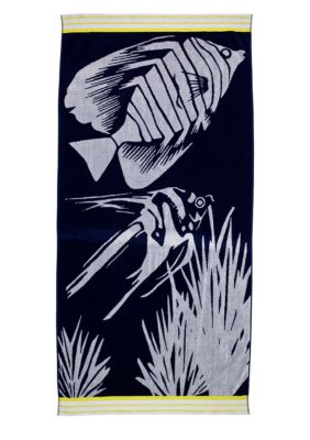 Home Accents Jacquard Coral Reef Beach Towel
