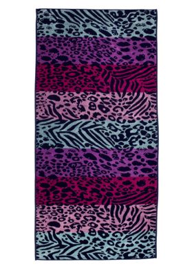 Home Accents Jaquard Multi Animal Beach Towel