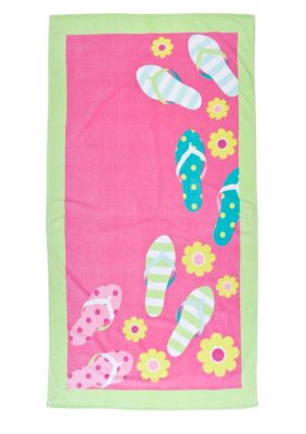 Home Accents Flip Flops Beach Towel