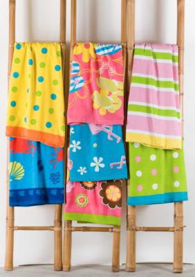 Home Accents&reg; Fiber Reactive Beach towels