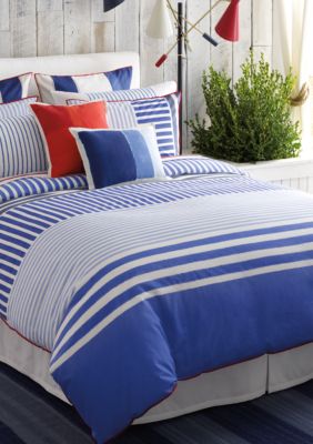 Mariner's Cove Multi Blue Center Pleat Valance 15-in. x 52-in.