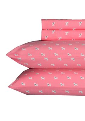 Tommy Hilfiger Park Avenue Scottie Dog Sheet Set - Online Only