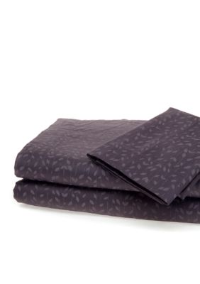 Elm King Sheet Set  Flat 110-in. x 108-in., Fitted 78-in. x 80-in., Pillowcases 20-in. x 40-in.
