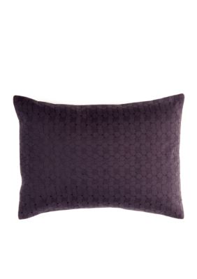 Elm Embroidered Bud Decorative Pillow 12-in. x 16-in.
