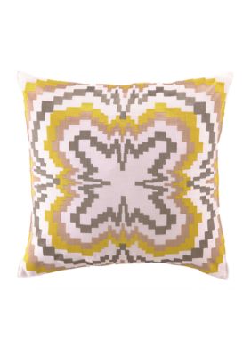 Ikat Graduated Print Decorative Pillow 18-in. x 18-in.