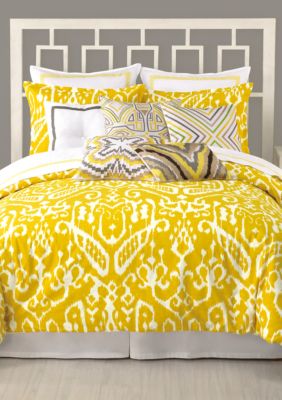 Ikat King Comforter Set 110-in. x 96-in. with Shams 20-in. x 36-in.