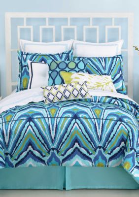 Trina Turk Blue Peacock Bedding Collection