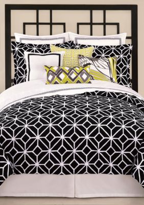 Trina Turk Trellis Black & White Bedding Collection