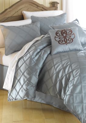 Home Accents&reg; Home Accents Pintuck Bedding Collection-Blue