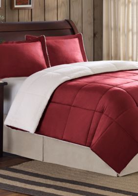 Woolrich Mink Berber Solid Comforter Mini Set