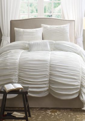 Madison Park Delancey White - Online Only