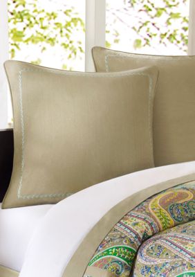 Tan Euro Sham 26-in. x 26-in.