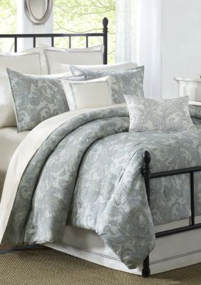 Chelsea Pewter Blue King Comforter Set 110-in. x 96-in.
