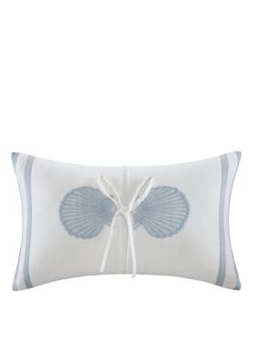 White Crystal Beach Decorative Pillow 12-in. x 20-in.