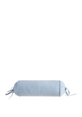 Blue Crystal Beach Decorative Neckroll Pillow 7-in. x 18-in