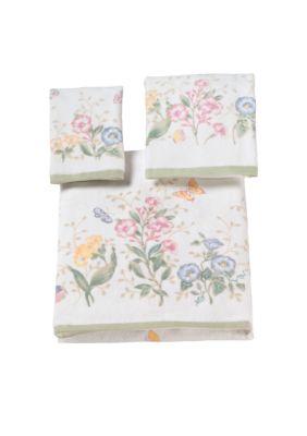 Lenox Butterfly Meadow Towel Collection-Butterfly Print