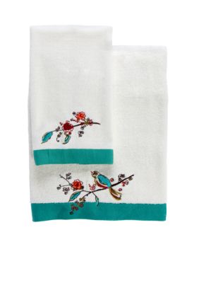 Lenox Chirp Embroidered Towels